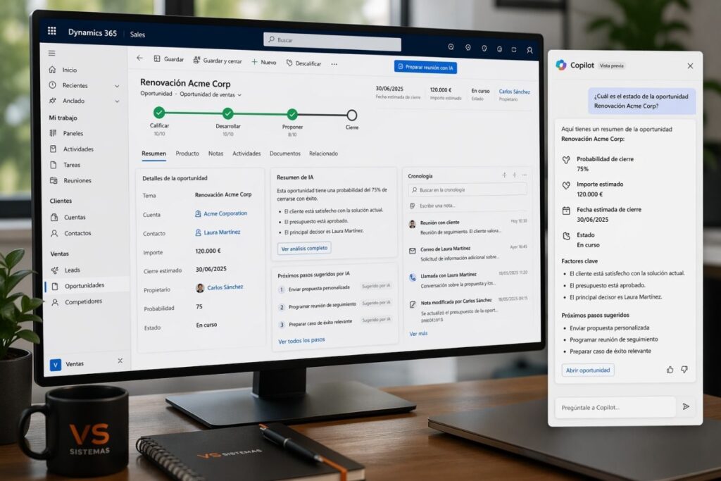 Agentes de IA en Dynamics 365 Sales
